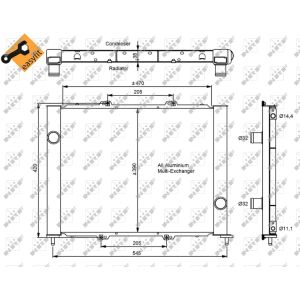 Module de refroidissement EASY FIT NRF 35887