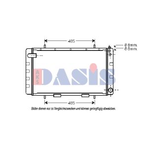 Motorkühler AKS DASIS 370510N