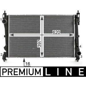 Arrefecedor do motor MAHLE CR 2003 000P