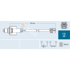Sonda lambda FAE 75674