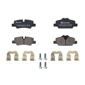 Conjunto de pastilhas de travão BREMBO P 06 090, atrás