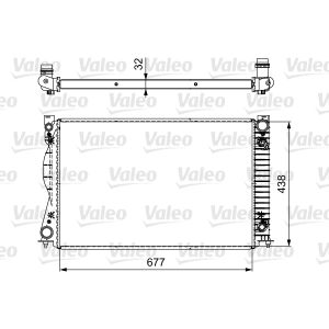 Radiateur moteur VALEO 735032