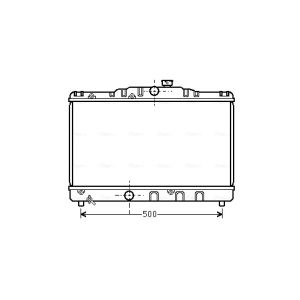Arrefecedor do motor AVA COOLING TO2115