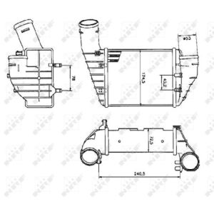 Ladeluftkühler NRF 30131