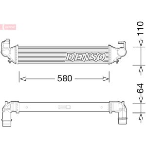 Intercooler DENSO DIT09117