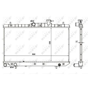 Kühler, Motorkühlung EASY FIT NRF 56155