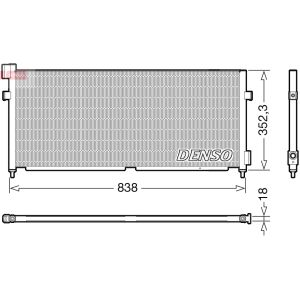 Condenseur (climatisation) DENSO DCN99052