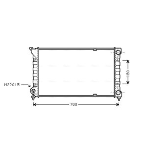 Arrefecedor do motor AVA COOLING VN2066