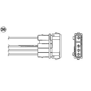 Sensor Lambda NTK 0283