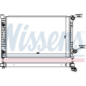 Radiator, motorkoeling NISSENS 60424