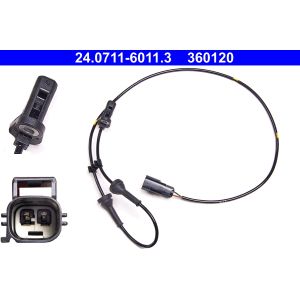 Sensor de velocidad, ABS ATE 24.0711-6011.3