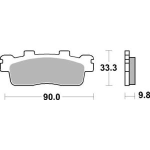 Pastilha de travão BREMBO 07085