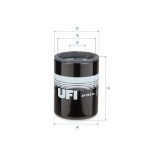 Filtro de líquido de refrigeração UFI 29.015.00