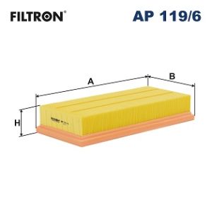 Conjunto, filtros de ar FILTRON AP 119/6