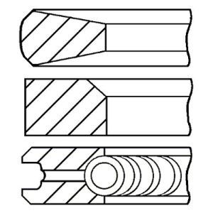 Kolbenringsatz GOETZE 08-152900-00