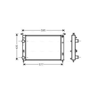 Arrefecedor do motor AVA COOLING FTA2316