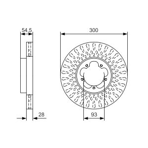 Bremsscheibe BOSCH 0 986 479 B11