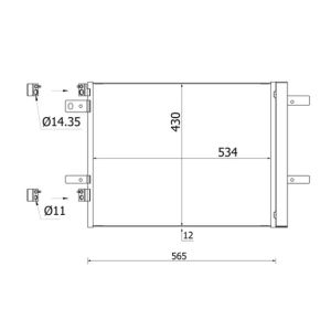 Condenseur (climatisation) MAHLE AC 965 000S