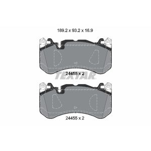 Bremsbelagsatz TEXTAR 2445503, Vorne