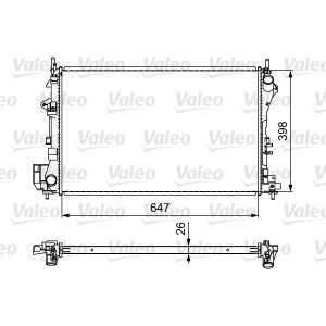 Motorkühler VALEO 732877