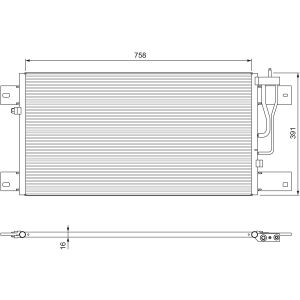 A/C-kondensor VALEO 815064