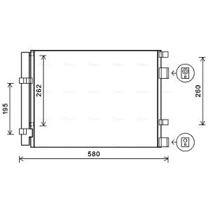 Condenseur (climatisation) AVA COOLING HY5396D