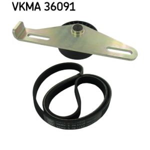 Cinto com várias nervuras (6PK1019)  SKF VKMA 36091