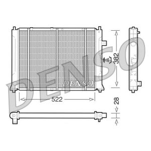 Arrefecedor do motor DENSO DRM24014