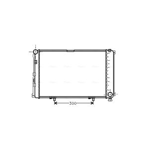 Arrefecedor do motor AVA COOLING MS2078