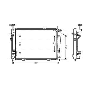 Motorkühler AVA COOLING HY2130