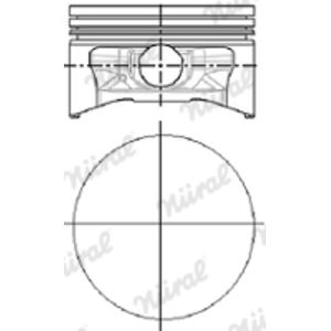 Kolben NÜRAL 87-525100-10