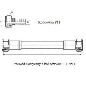 Tuyaux en téflon du compresseur BPART 180.00-450 K-K/1/PTFE/F