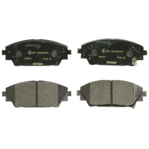 Bromsbeläggssats TEXTAR 2587501, fram