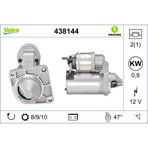 Motor de arranque VALEO ORIGINS NEW VALEO 438144