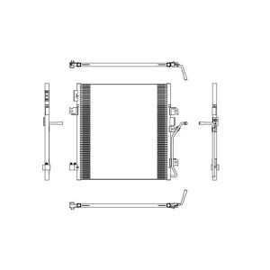 Kondensator, Klimaanlage NRF 350188