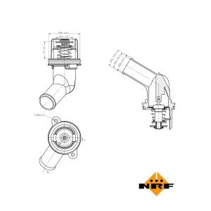 Thermostat, Kühlmittel EASY FIT NRF 725055