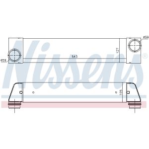 Välijäähdytin NISSENS 96657