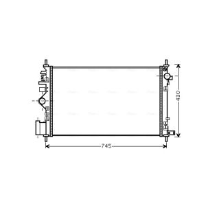 Arrefecedor do motor AVA COOLING OLA2469