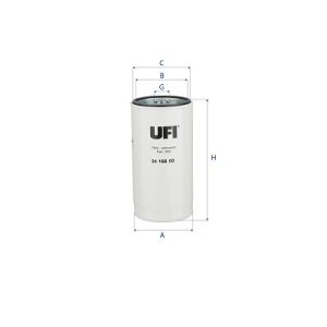 Filtro combustible UFI 24.166.00