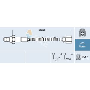 Sonde lambda FAE 77684