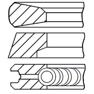 Kolbenringsatz GOETZE 0843440000