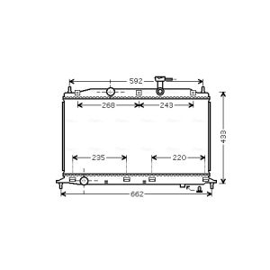 Arrefecedor do motor AVA COOLING HY2188