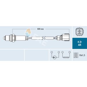 Sonde lambda FAE 75611