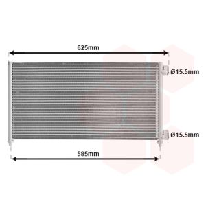 Condenseur (climatisation) VAN WEZEL 17005256