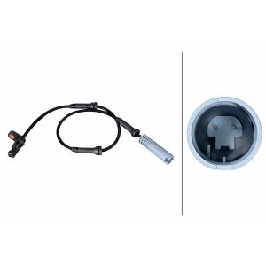 Sensor do ABS traseiro, direito HELLA 6PU 358 216-571
