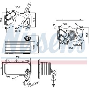 Ölkühler, Motoröl NISSENS 91270