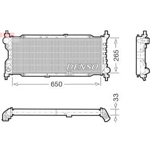 Arrefecedor do motor DENSO DRM20036