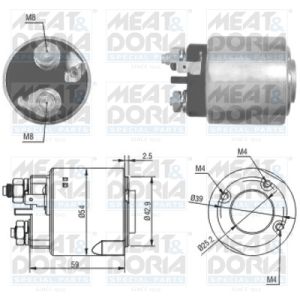 Interruptor solenoide, motor de arranque MEAT & DORIA 46160