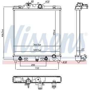 Radiator NISSENS NIS 63340