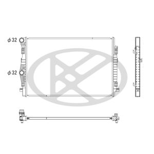 Raffreddatore motore KOYORAD PL453629
